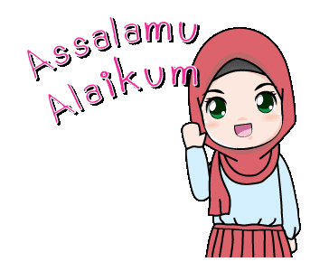 LINE Creators Stickers Lovely Hijab Girl Animation 