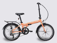 ZiZZO Forte 20" Folding Bike in Coral, image