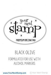 Premium Dye Ink Pad - Black Olive