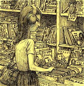 06-Book-and-LP-shop-Post-It-Sketch-Drawings-Aron-Wiesenfeld-www-designstack-co