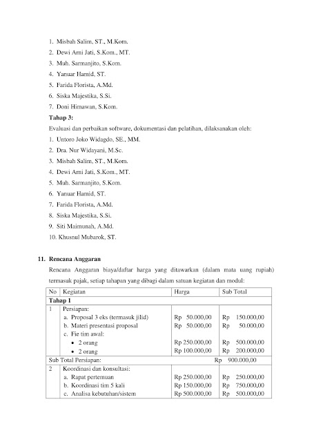 Contoh Proposal Proyek