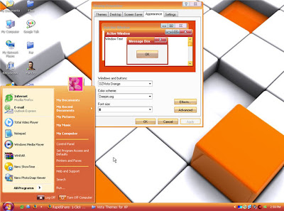 Vista Orange Theme For Windows XP