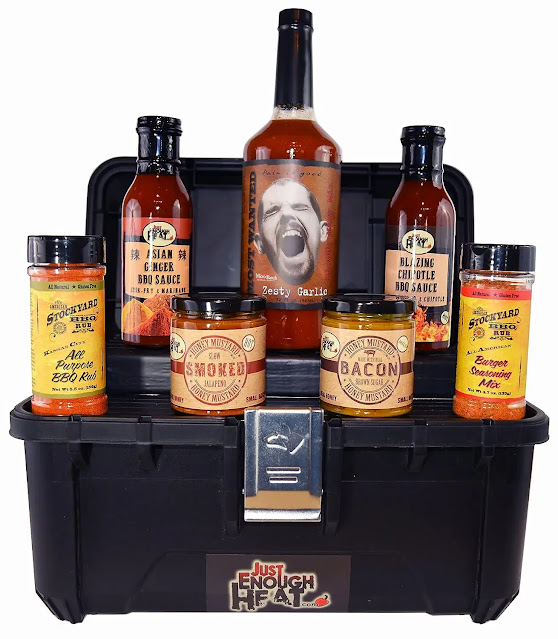 3. BBQ Sauce Toolbox Gourmet Gift Set