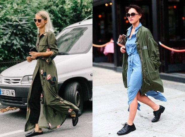 Street Style Fashion Trends Fall Winter 2018 2019: Military Style