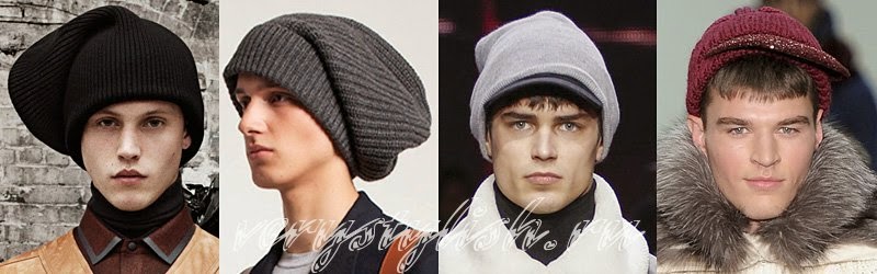 Fall Winter 2014 - 2015 Men's Knitted Hats Fashion Trends