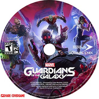 Marvel's Guardians of the Galaxy disc label