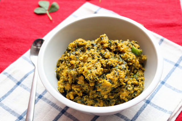 Methi Besan Sabzi Recipe