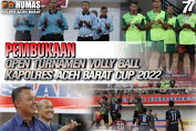 22 Klub Bola Voli Ikut Turnamen Kapolres Aceh Barat Cup, Total Hadiah Rp77 Juta