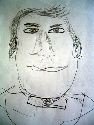 Sketch of Rudolf Wagner