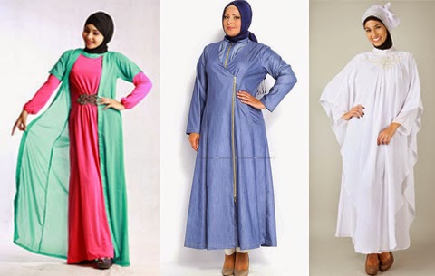 baju hijab trendy wanita gemuk