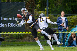 Sportfotografie American Football NRW Münster Blackhawks Düsseldorf Bulldozer