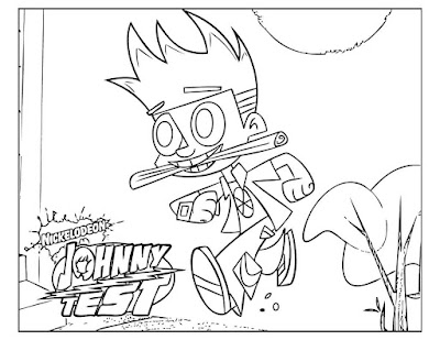 Desenhos do Johnny Test para Colorir e Imprimir – Dibujos para Colorear