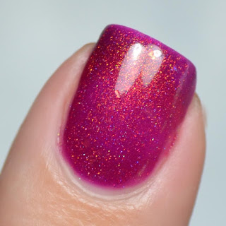 berry shimmer nail polish