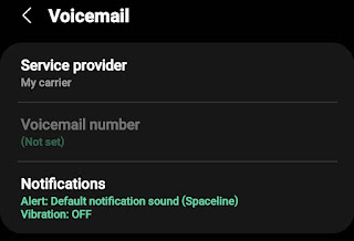 set voicemail on samsung