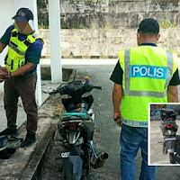 Polis 'ajar' seorang penunggang motosikal guna ekzos bising