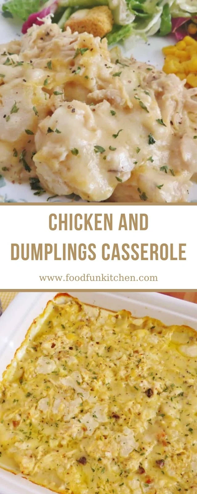 CHICKEN AND DUMPLINGS CASSEROLE