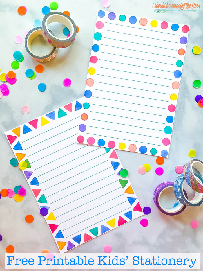 Free Printable Paper Pack: Bright, Fun Colors and Patterns