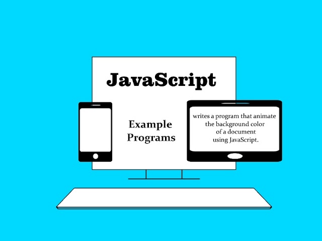 writes a program that animate the background color of a document using JavaScript.