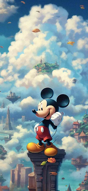 Papel de Parede Aesthetic do Mickey Mouse