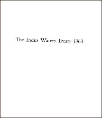 The Indus Water Treaty (1960)