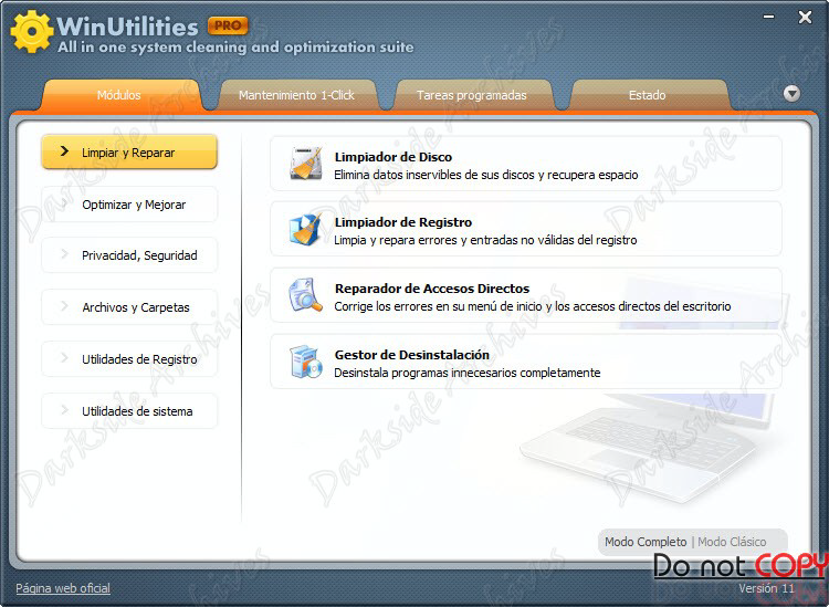 WinUtilities Professional Edition 11.26 - Colección de utilidades