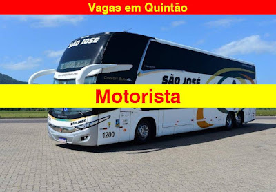 Expresso São José abre vaga para Motoristas em Quintão