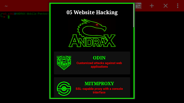 andrax website hacking