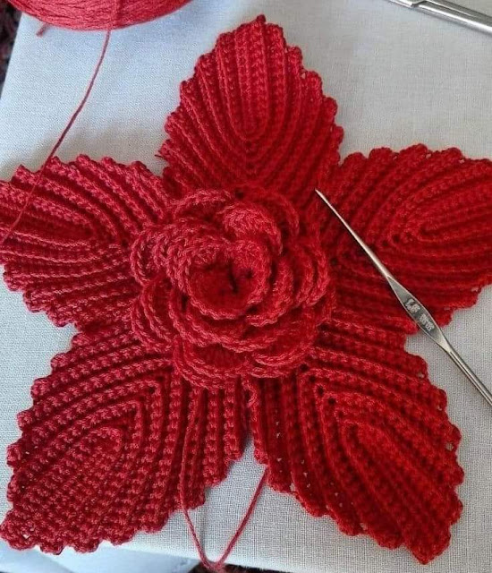 How to Crochet Leaf. 
