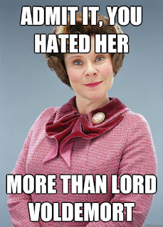 Harry Potter Dolores Umbridge - you hated her more than Voldemort