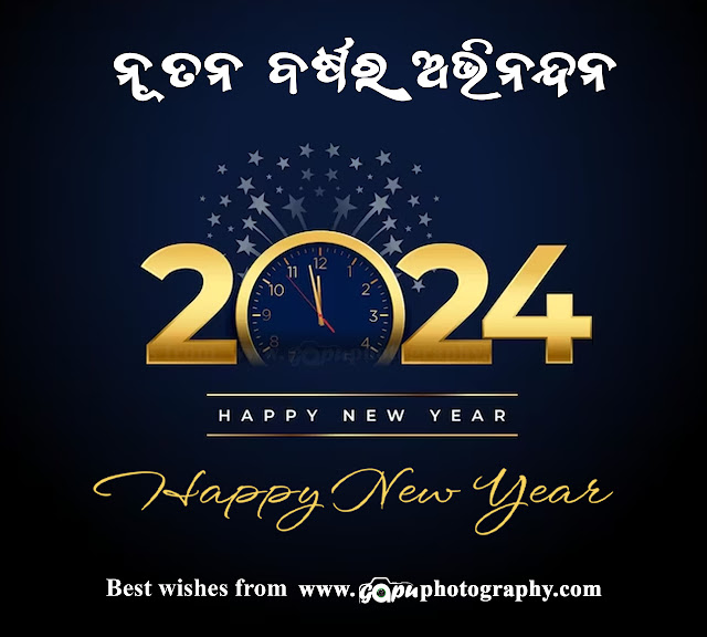 Happy 2024 New Year wishes in Odia and English