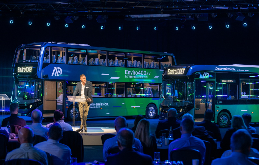 Next generation e-bus range by Alexander Dennis: Enviro100EV and 400EV  unveiled