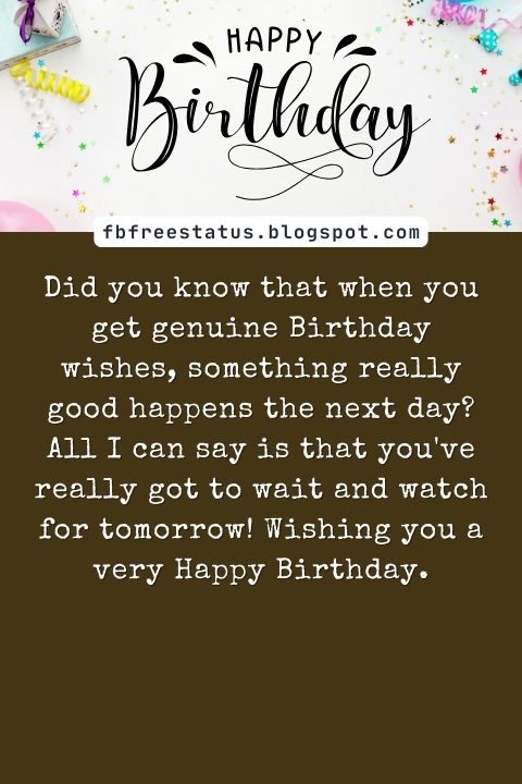 Birthday Wishes For Friends