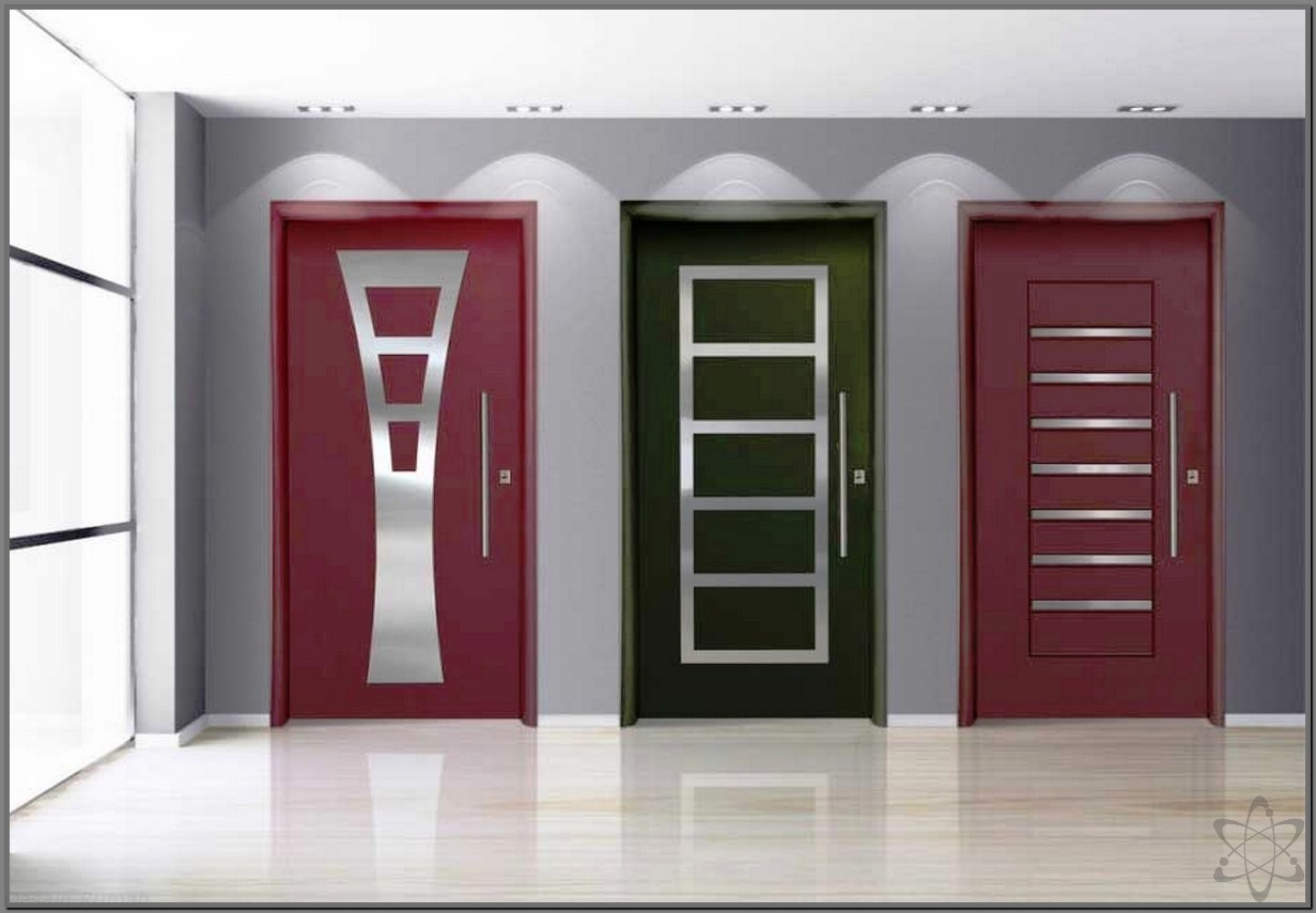 31 Desain Gambar Pintu  Rumah  Kayu Jati Minimalis Dan 