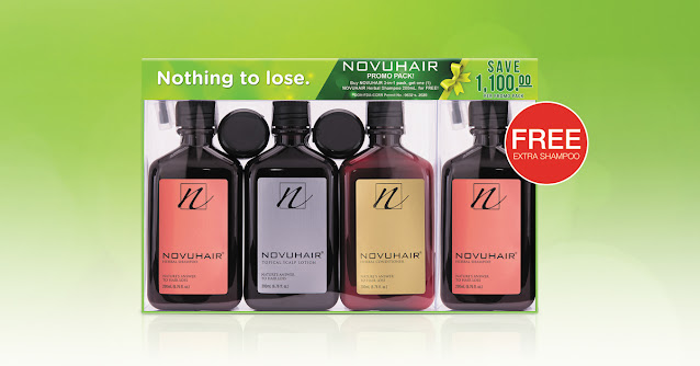 NOVUHAIR Herbal Shampoo for FREE