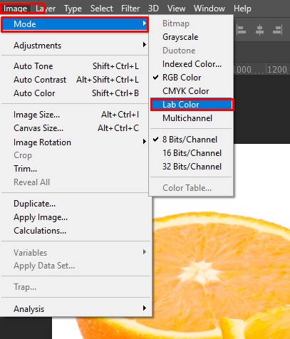 Lab Color - Cara Membuat Foto Hitam Putih di Photoshop