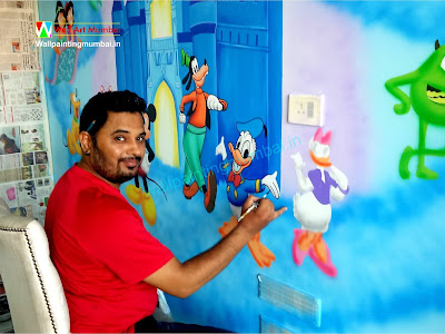 Disney Themed wall mural for kids room, Kids room Wall Mural