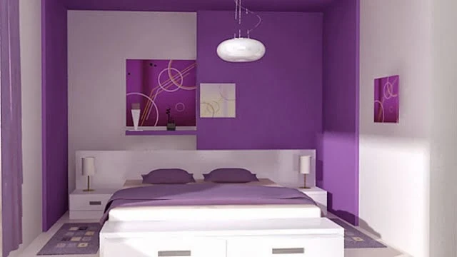 quarto roxo