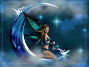 Free Desktop Moon Fairy Wallpaper (moon fairy wallpaper)