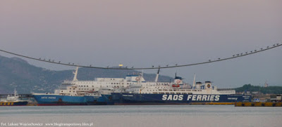 Promy Anthi Marina, Milena i Dimitroula z GA Ferries i Panagia Agiassou z Saos Ferries