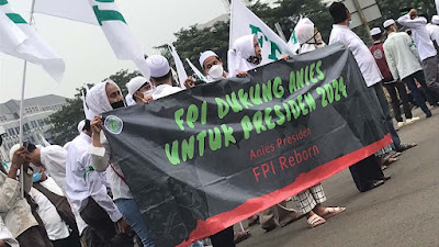 FPI Reborn Bikin Deklarasi Dukung Anies, Pakaian hingga Kinerja Polda Metro Jaya Disorot