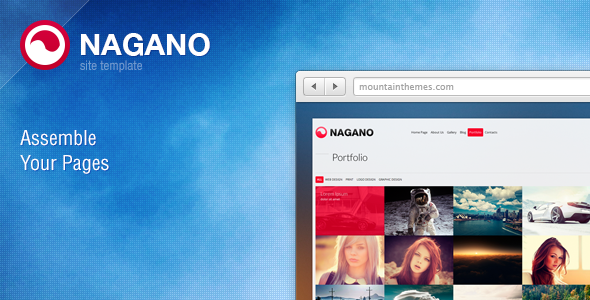 Nagano Site Template - Business Corporate