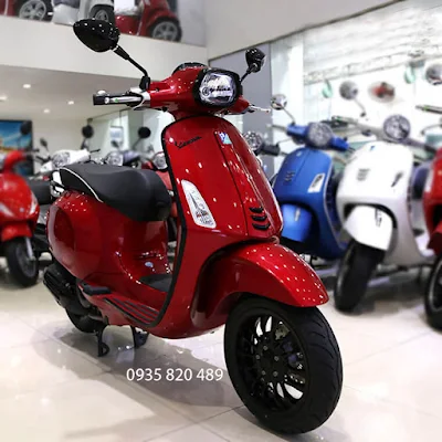 Vespa Sprint Đỏ Cherry