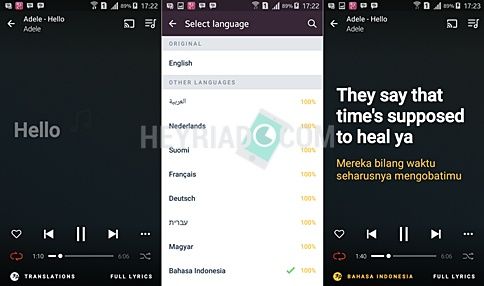  sanggup dilakukan secara otomatis tanpa harus melalui google translate Otak Atik Gadget -  Cara Translate/Menerjemakan Lirik Lagu Otomatis di Android