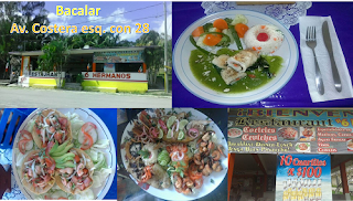 Resultado de imagen de El pez dorado restaurante De Bacalar Bacalar Quintana Roo