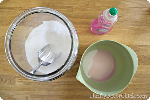 DIY hand foot scrub