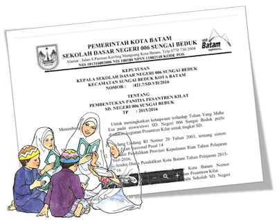 Download Administrasi SK Pesantren Kilat Untuk SD SMP SMA Sederajat - Galeri Guru