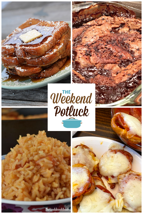 A virtual recipe swap with the Best Ever French Toast, Old Fashioned Hot Fudge Cake, Authentic Spanish Rice, Pepperoni Pretzel Pizza Bites and dozens more!