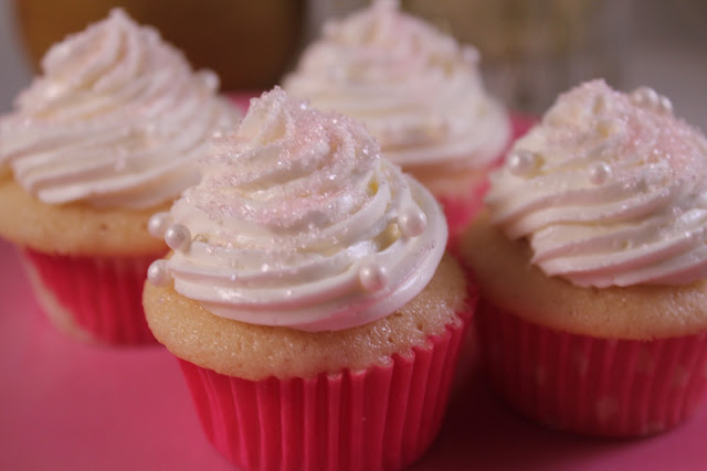 Mini pear and St-Germain cupcakes