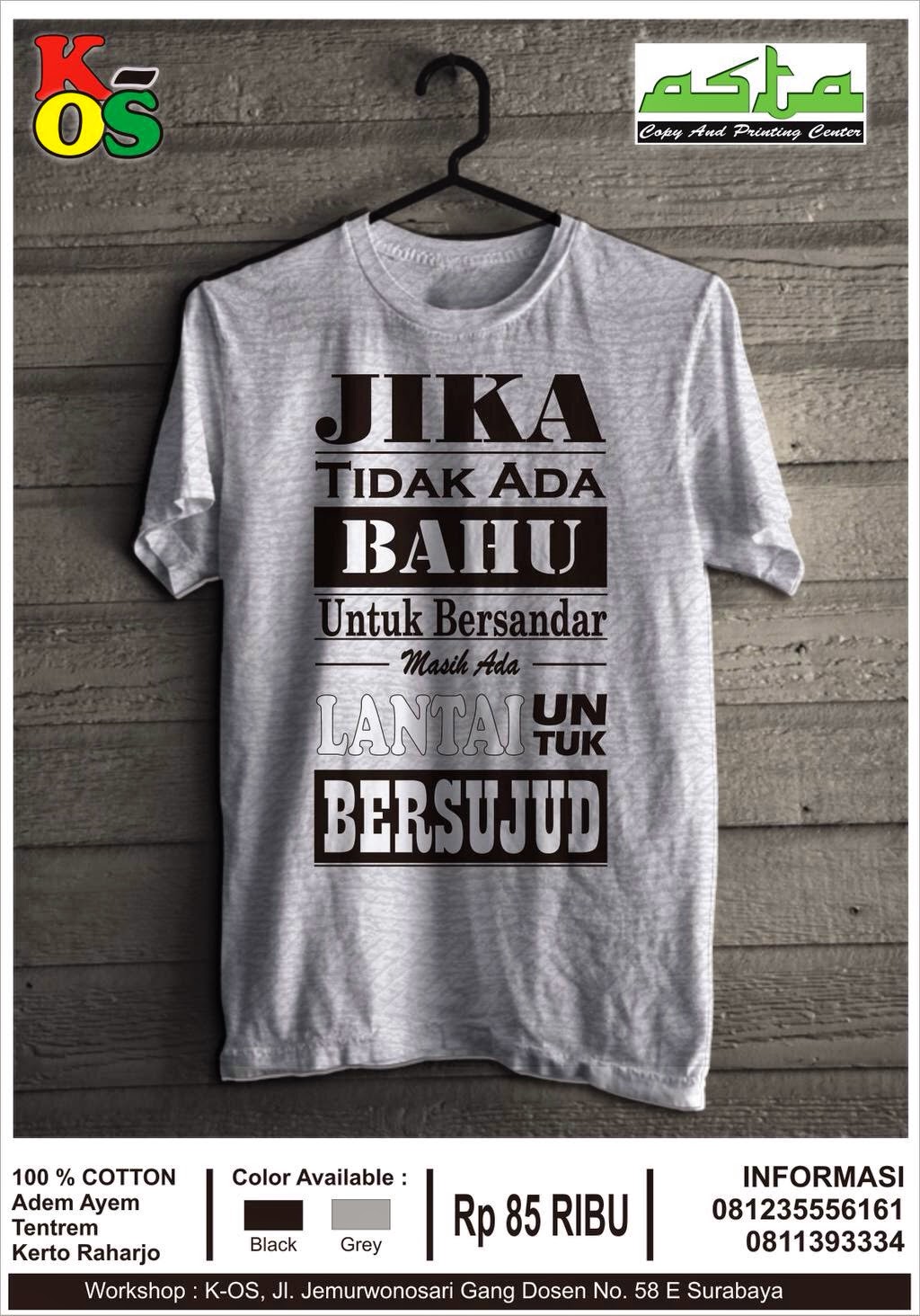 CATATAN EDISI CARI RIZKI PROMO KAOS KATA BIJAK