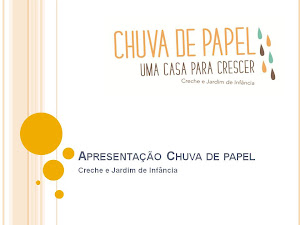 Apresentação da Chuva de Papel